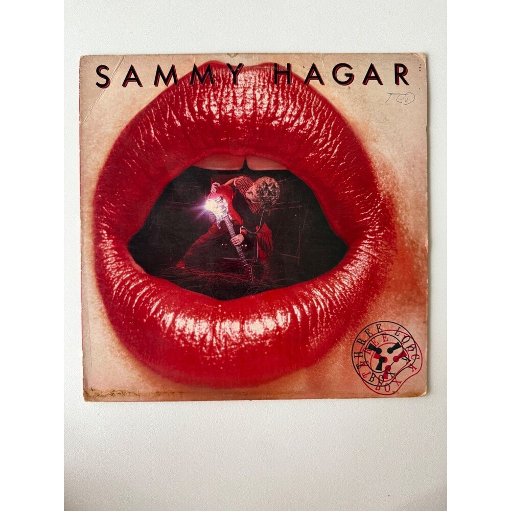 Sammy Hagar Three Lock Box 1982 LP Geffen GHS 2021 Original Inner VG+ Cleaned
